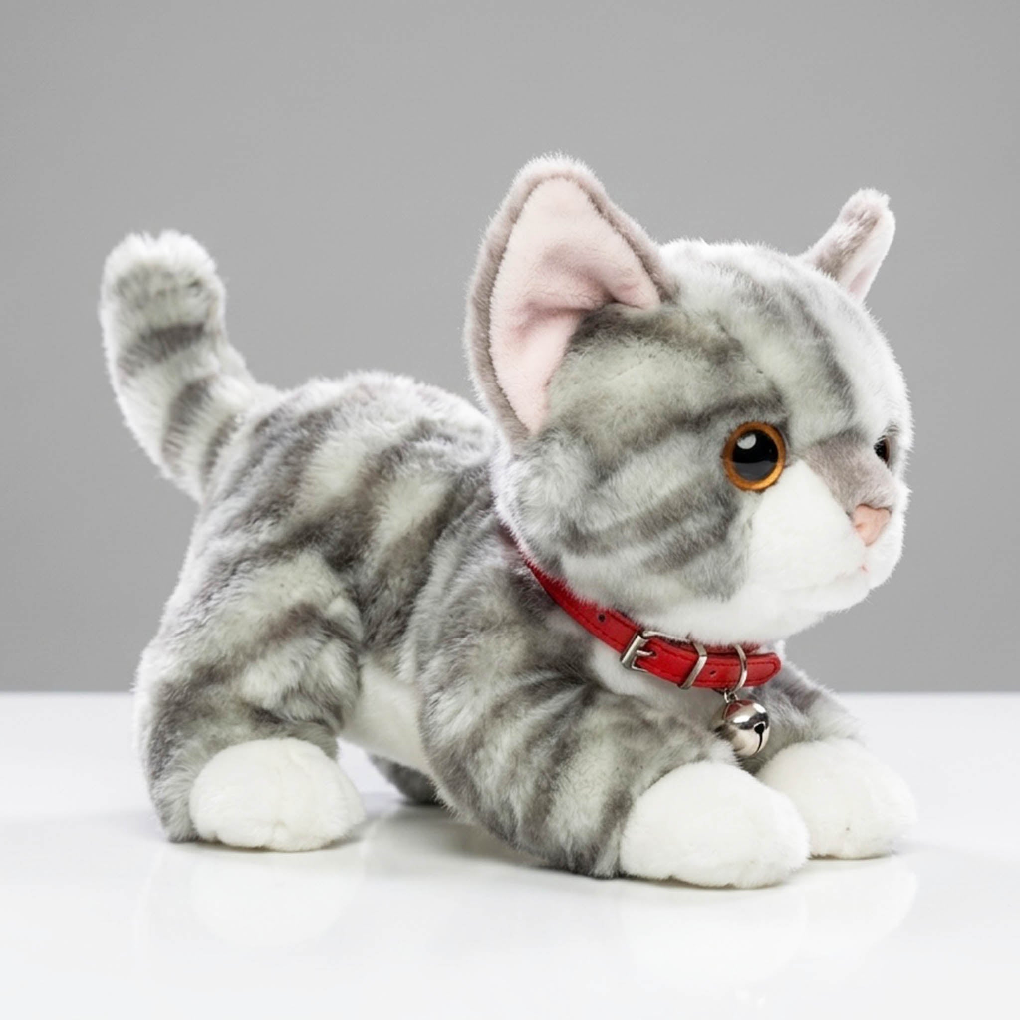 Plush Kitty Toy With Personalized Tag
