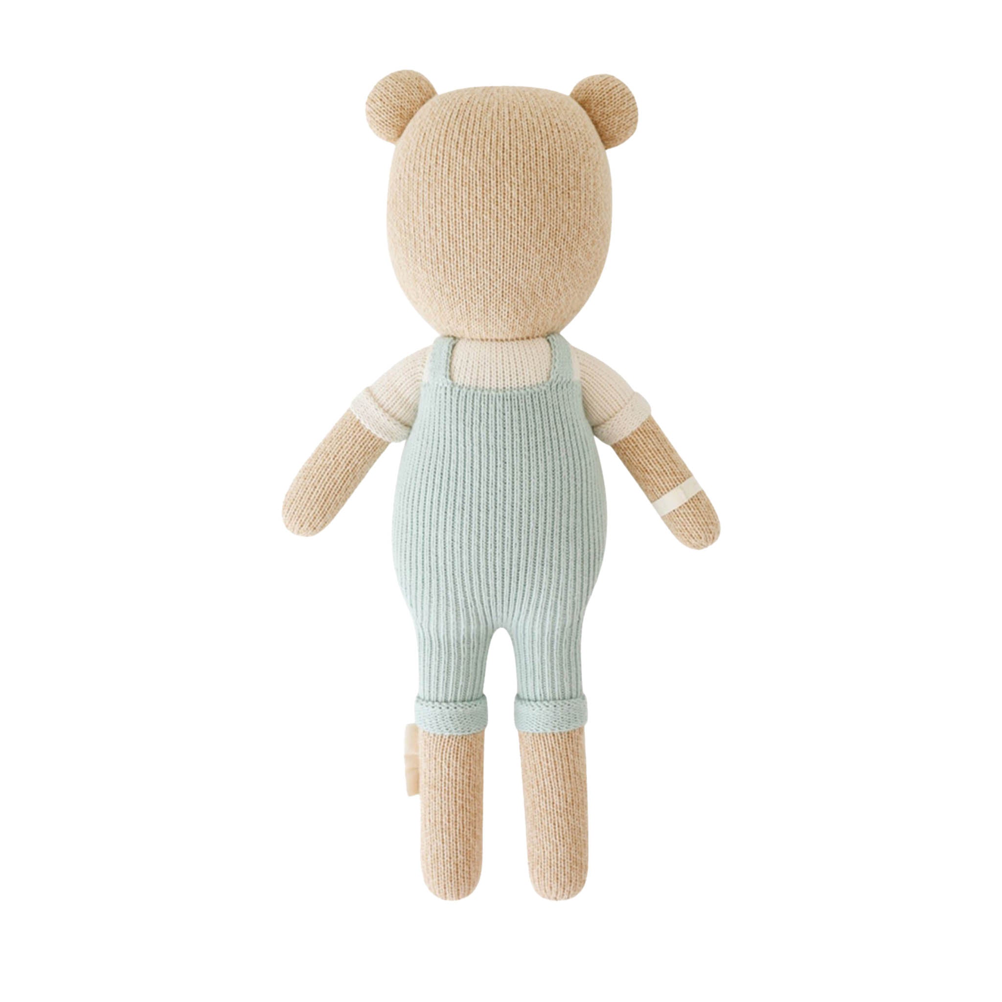 Charlie The Honey Bear- Hand Knit Cuddle + Kind Doll with Personalized Bag