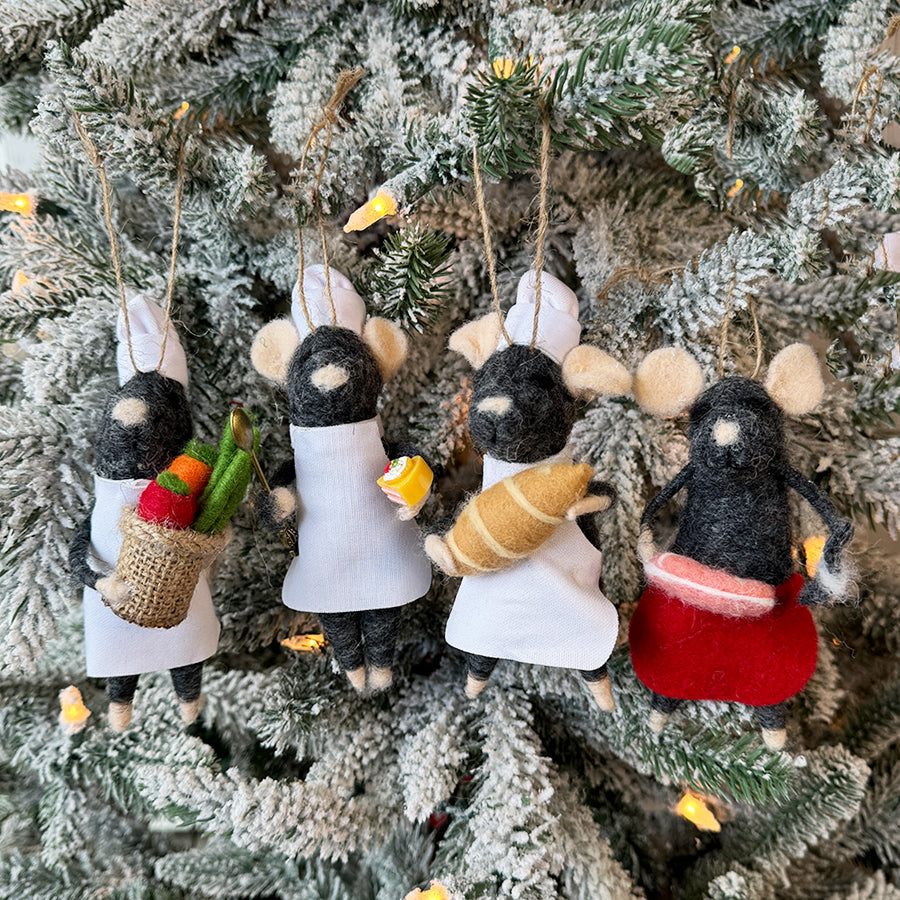 Chef Mouse Ornament