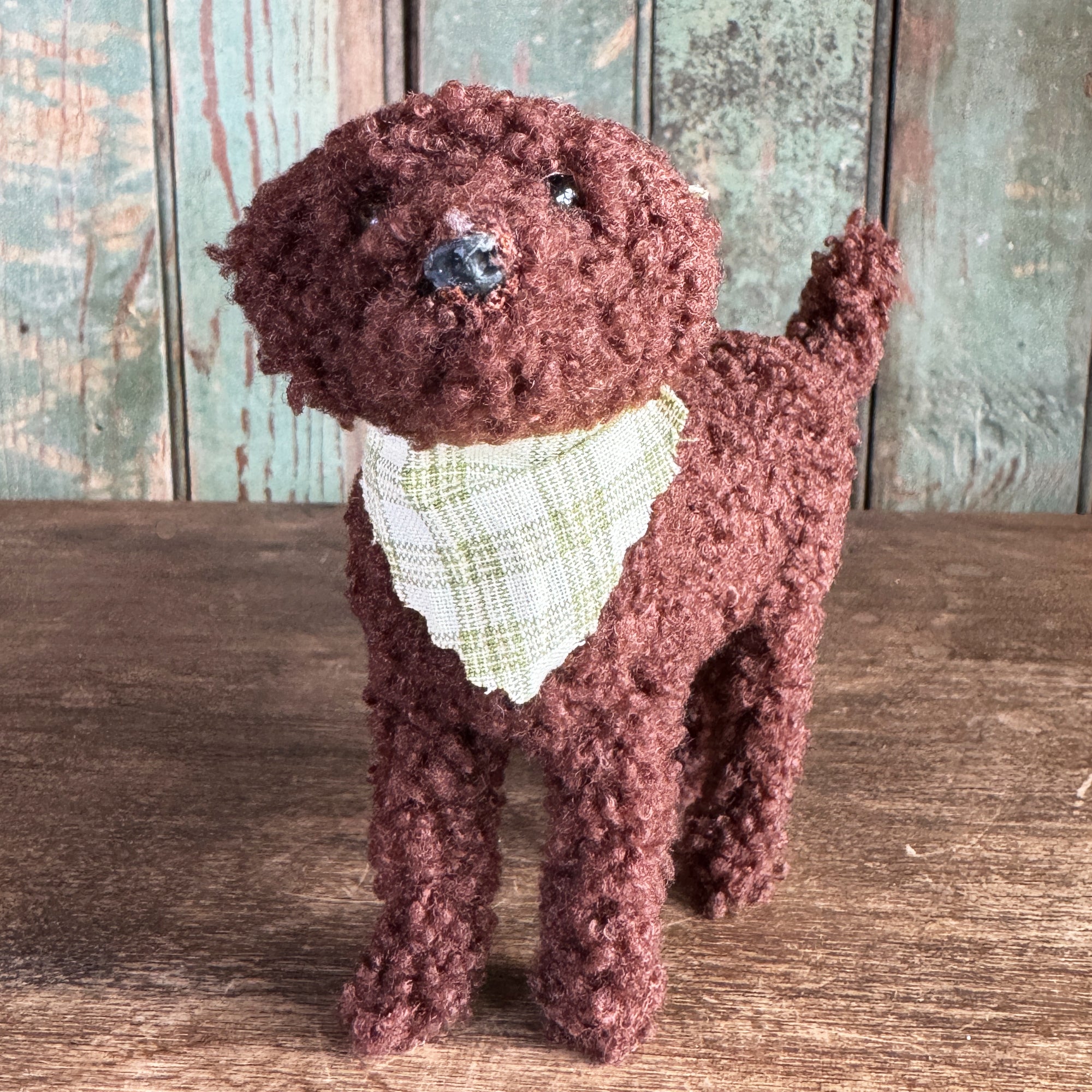 Goldendoodle With Bandana Ornament