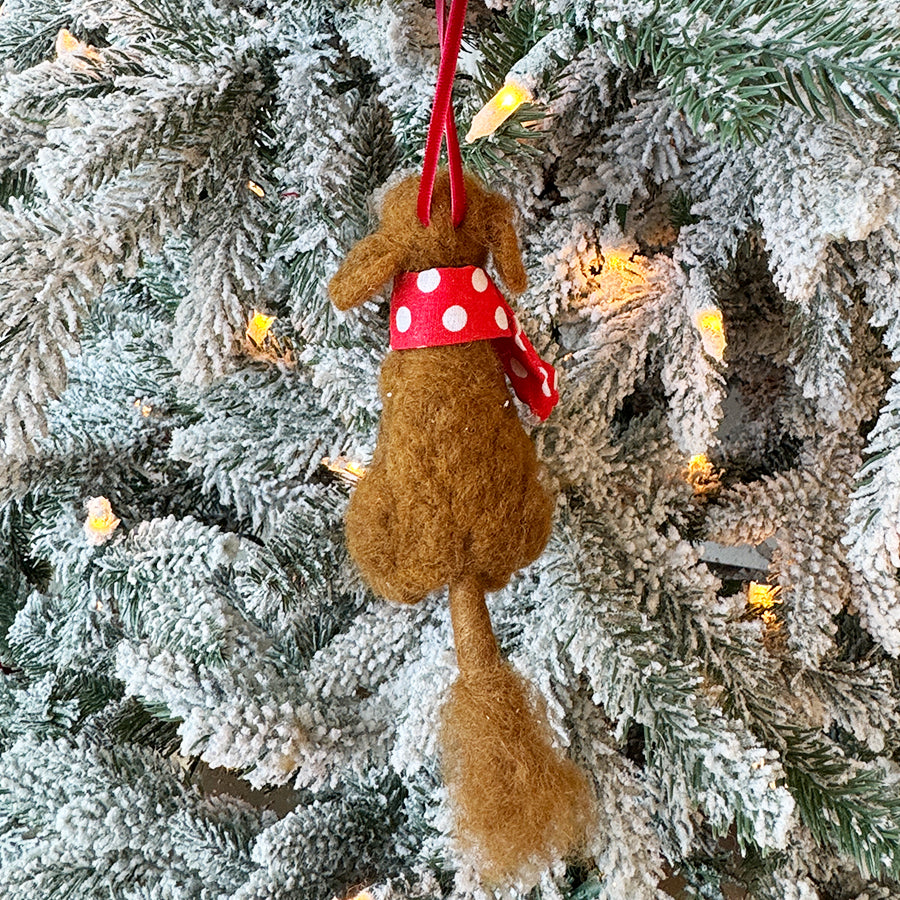 Christmas Dogs Ornament