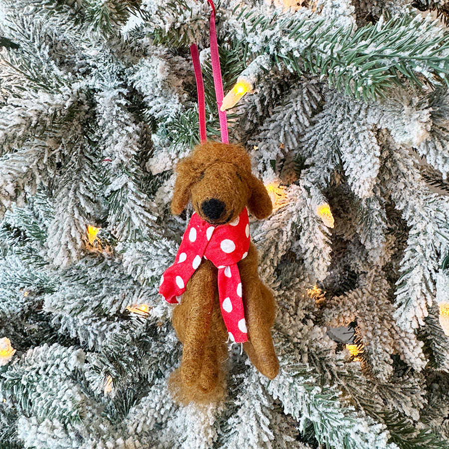 Christmas Dogs Ornament