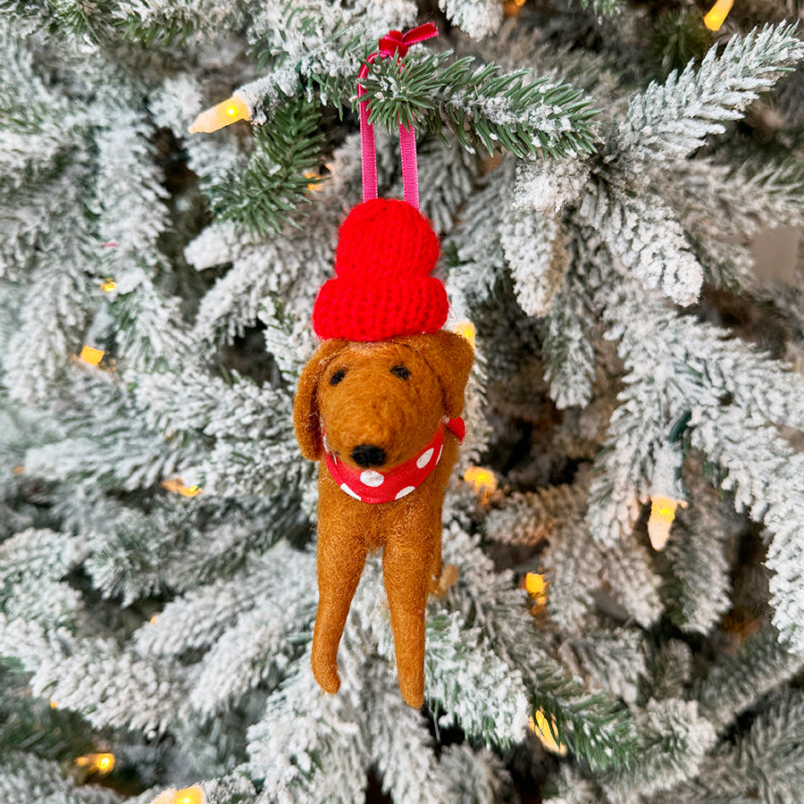 Christmas Dogs Ornament