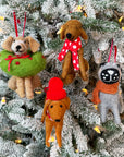 Christmas Dogs Ornament