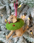 Christmas Dogs Ornament