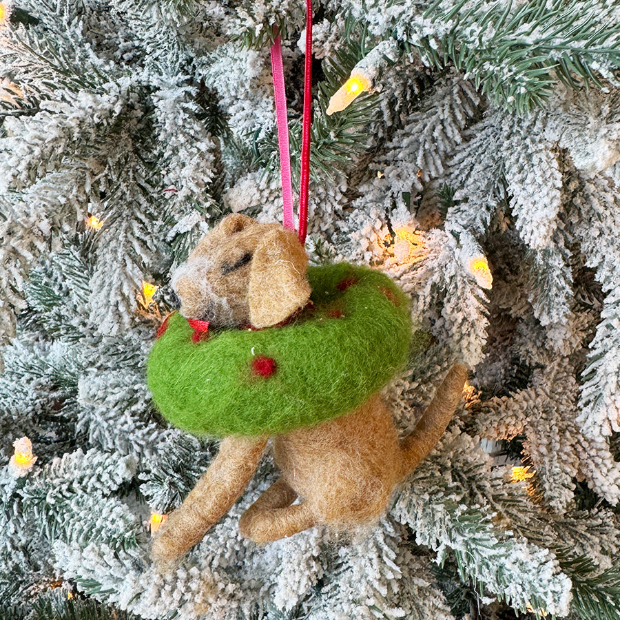 Christmas Dogs Ornament