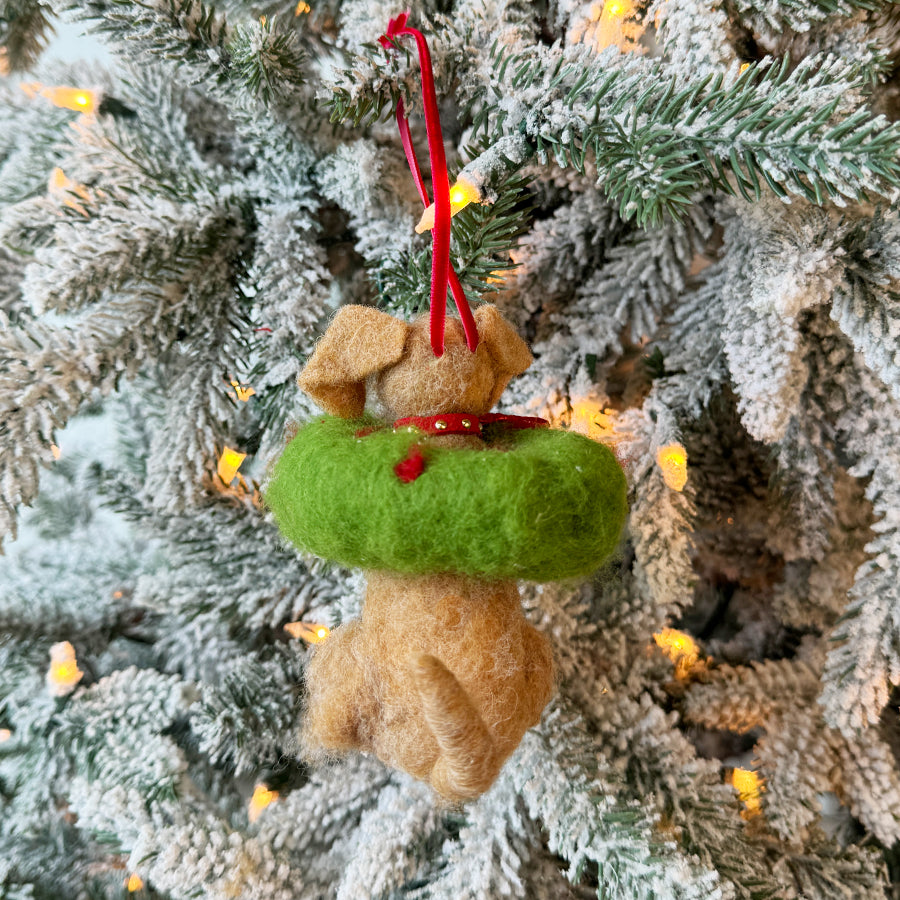 Christmas Dogs Ornament