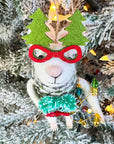 Christmas Party Mouse Ornament