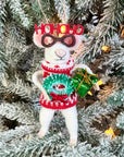 Christmas Party Mouse Ornament