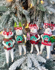 Christmas Party Mouse Ornament