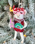Christmas Party Mouse Ornament
