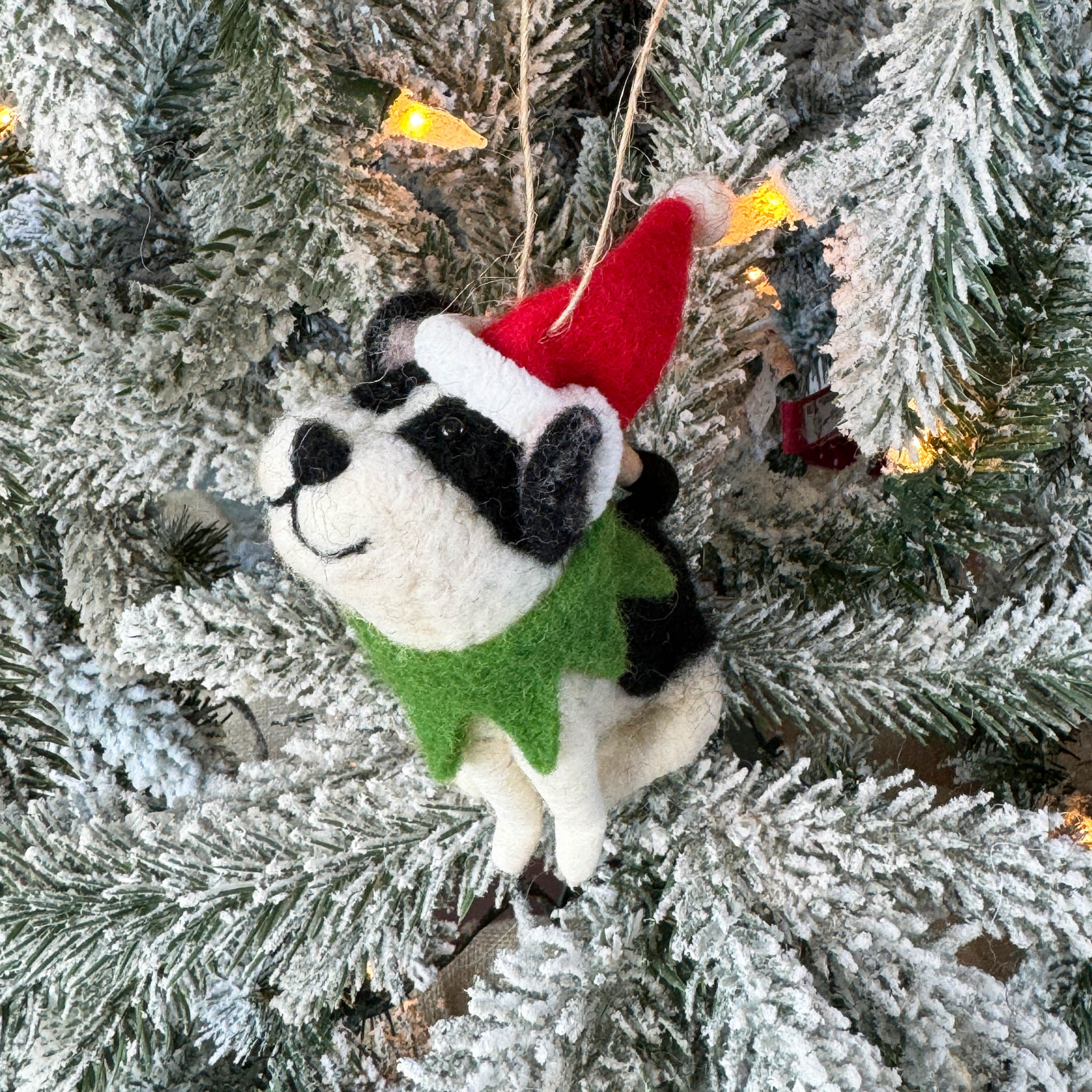 Christmas Puppy Ornament