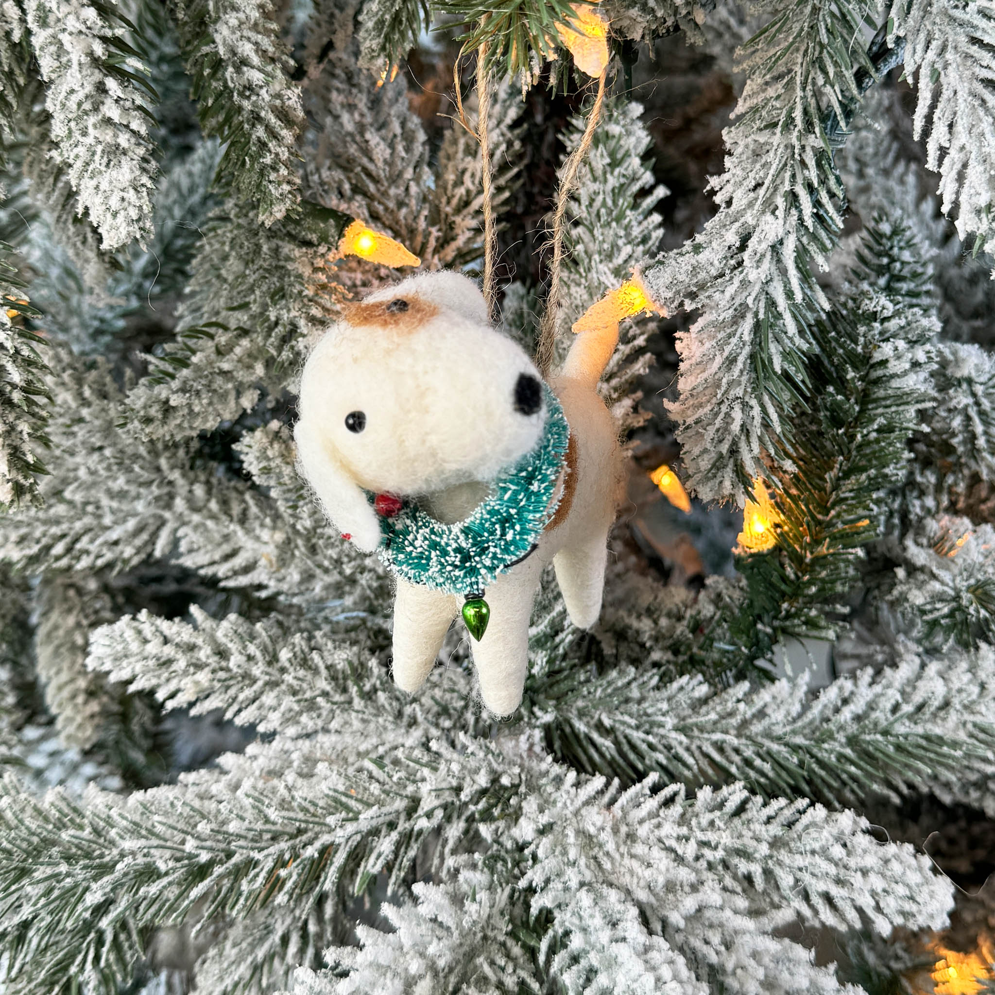 Christmas Puppy Ornament