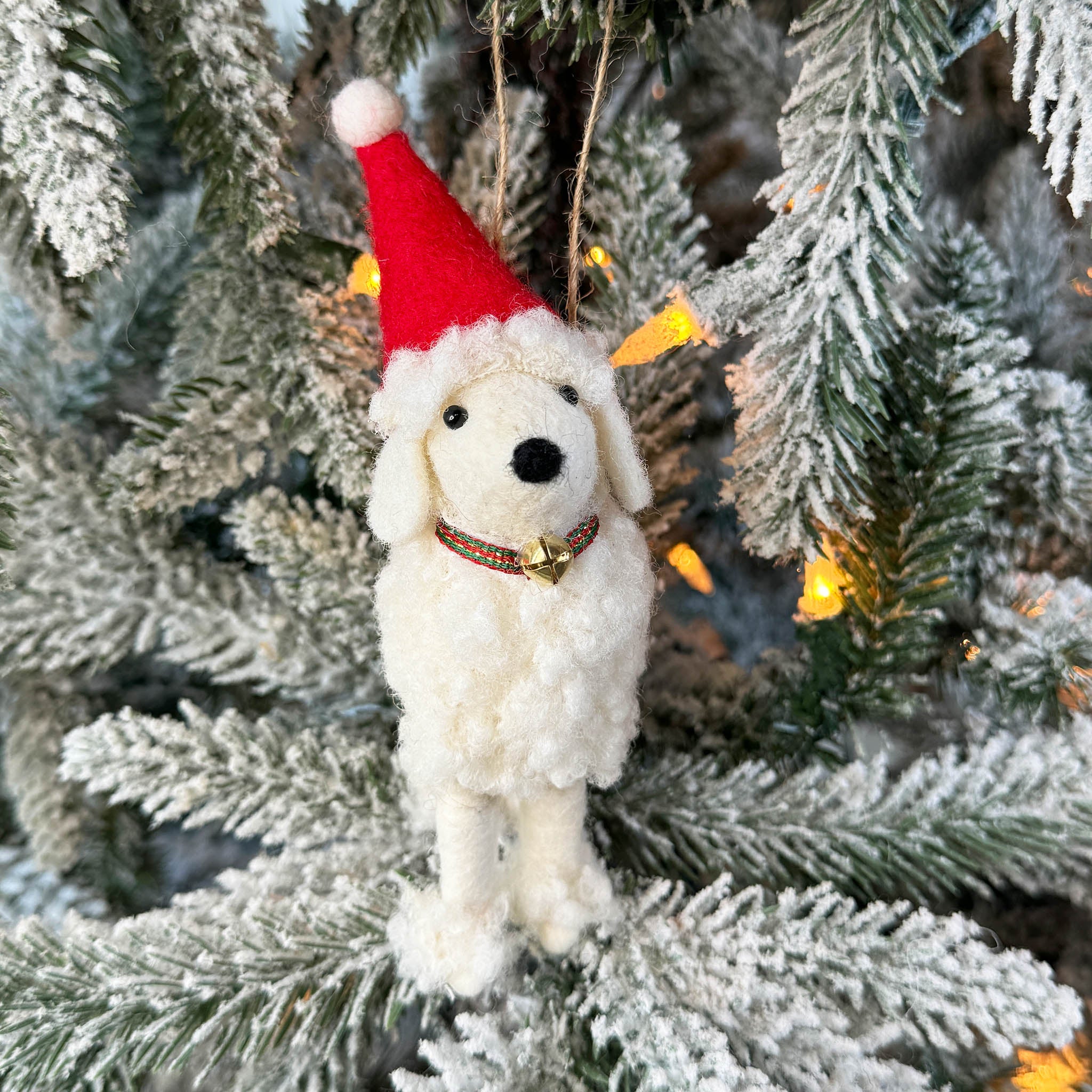 Christmas Puppy Ornament