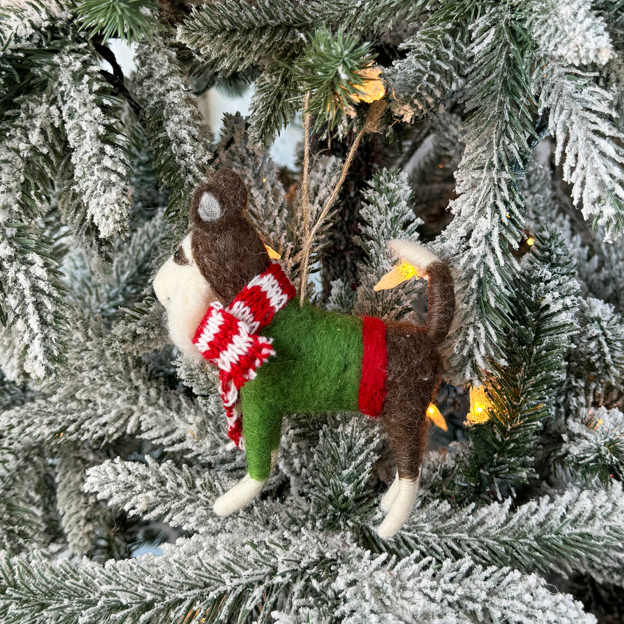 Christmas Puppy Ornament