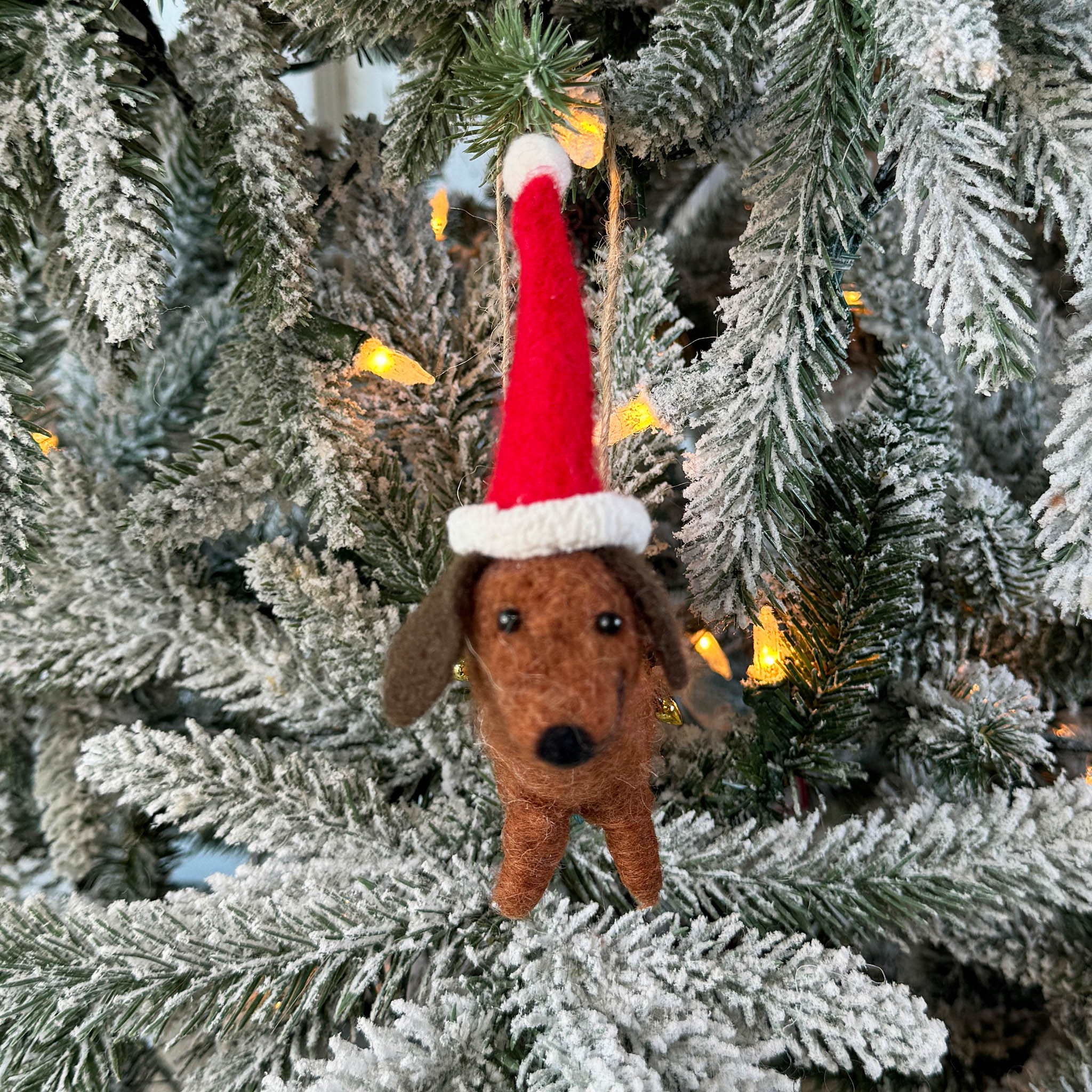 Christmas Puppy Ornament