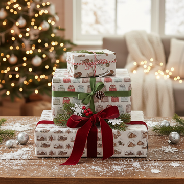 Winter Patterns Wrapping Paper