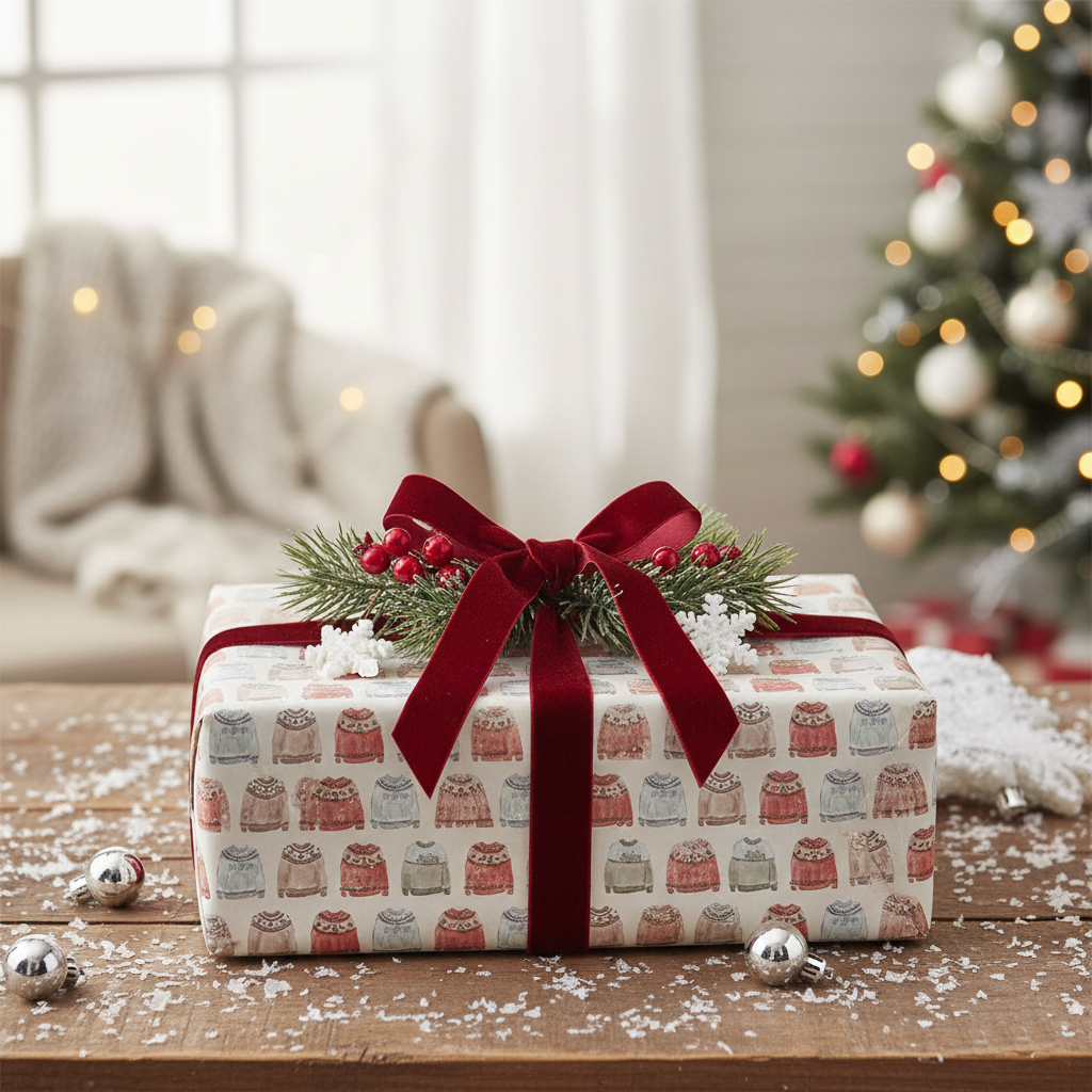 Winter Patterns Wrapping Paper