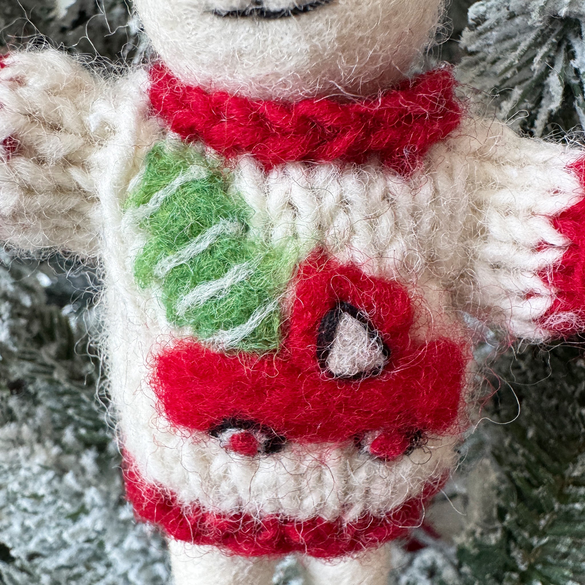 Red Truck Sweater Mice Ornament