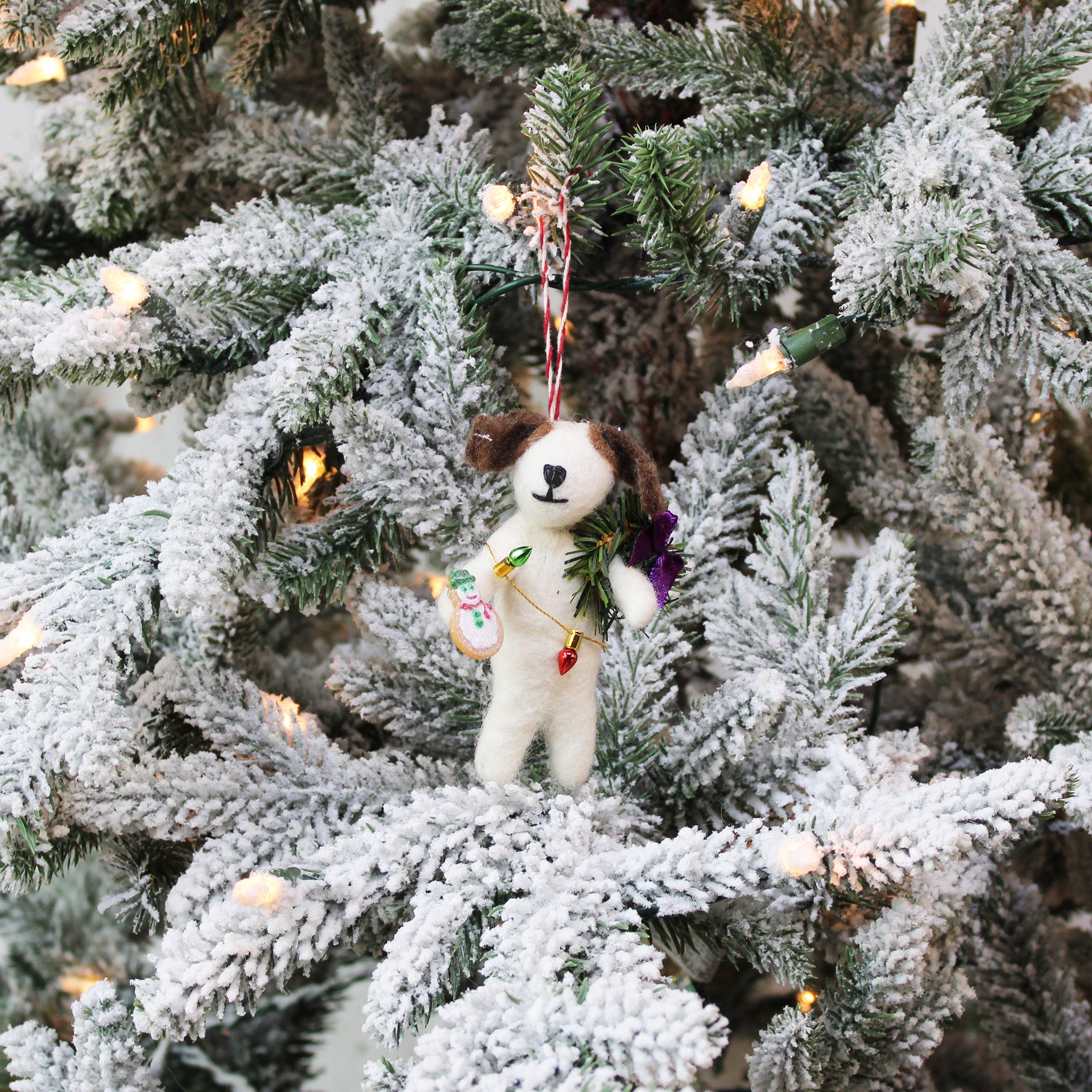 Christmas Dog Ornament