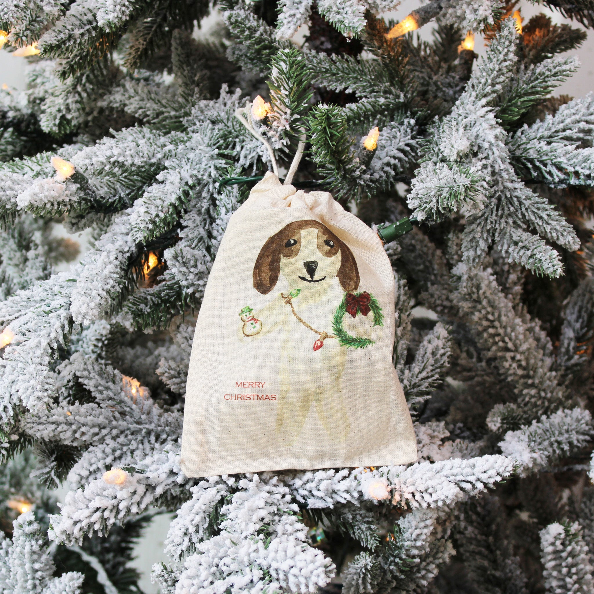 Christmas Dog Ornament