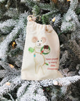 Christmas Mouse With Wreath Ornament