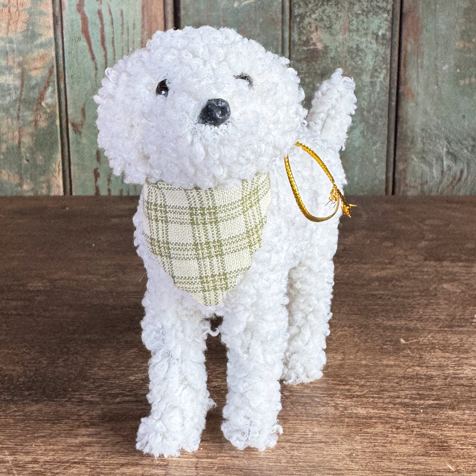Goldendoodle With Bandana Ornament