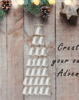 Natural Wooden Tree Advent Tree Wall Hanging