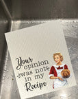 Your opinion was not in my recipe Dishcloth Set