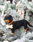 Personalized Fur Dachshund Ornament