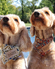 Best Friend Doodle Dog Bandana with Matching Curly Doodle Dog Ornament Option (LIMITED QUANTITIES)