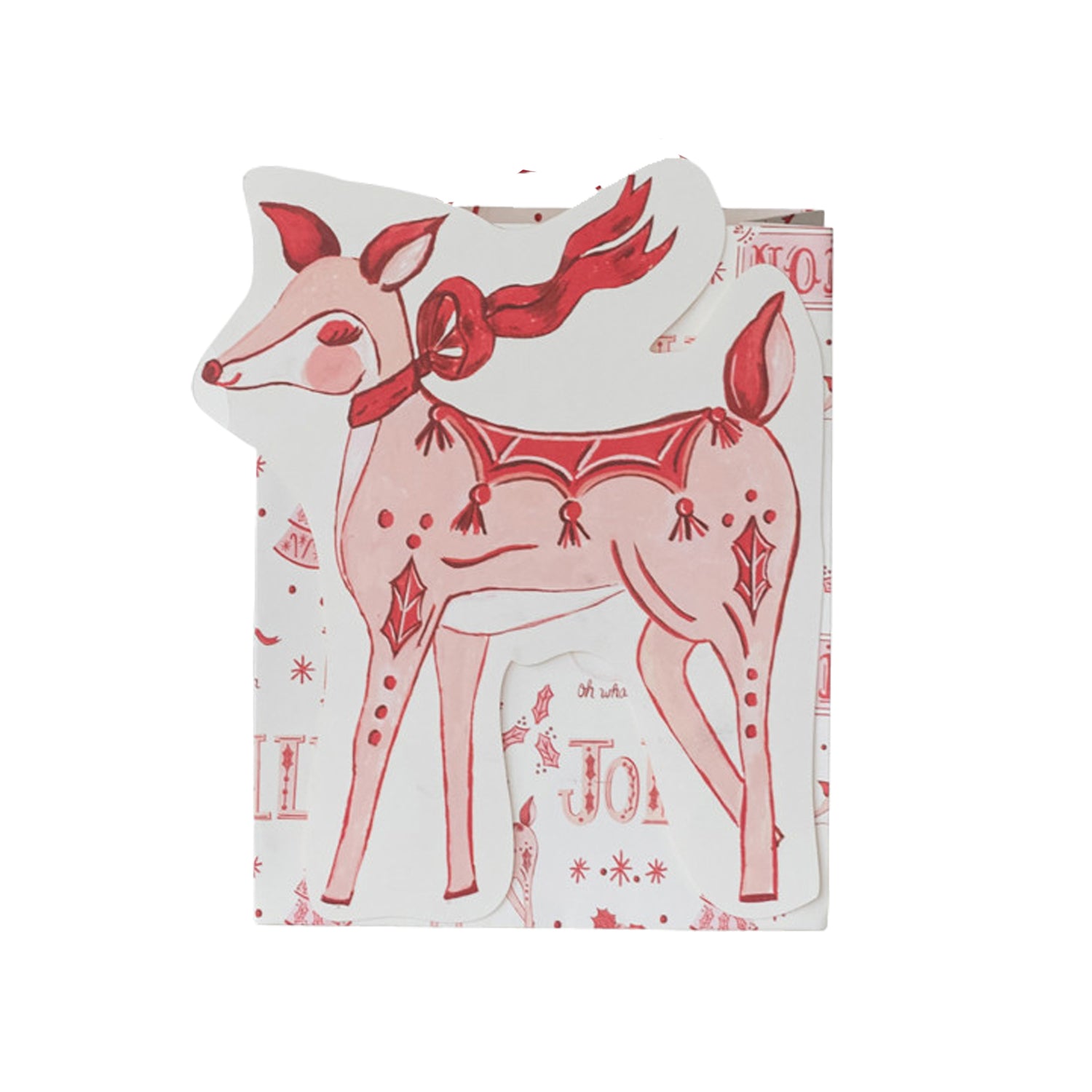 Christmas Animal Paper Gift Bag Set | Poodle, Spaniel & Deer