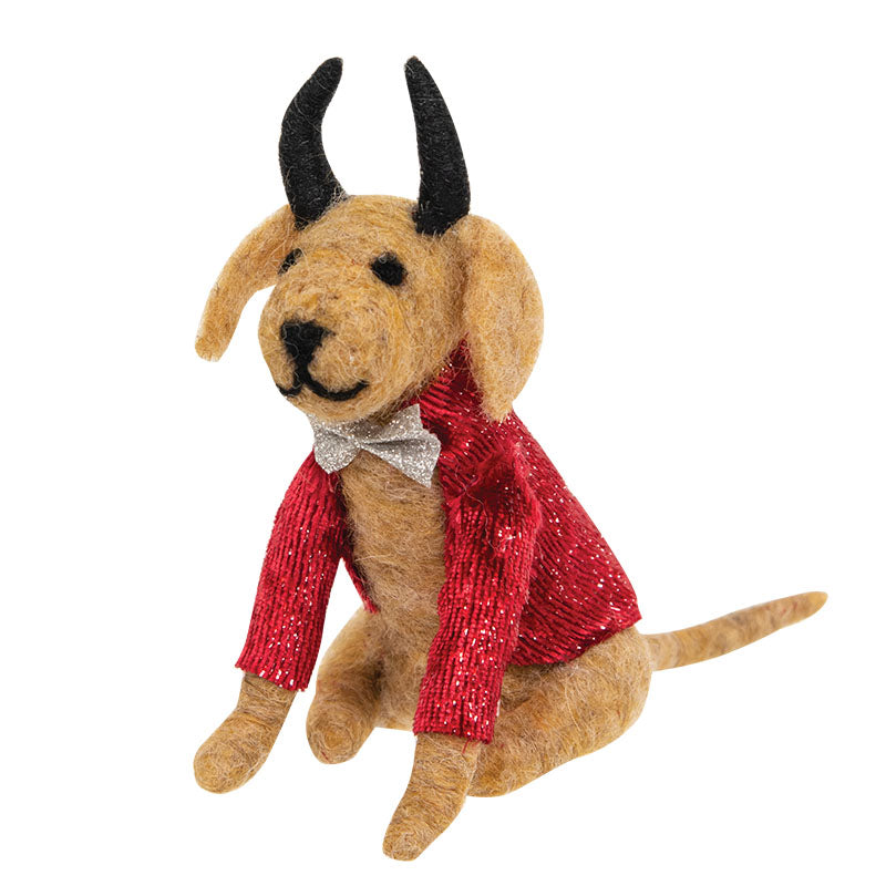 Spooky Pup Costume Halloween Ornament