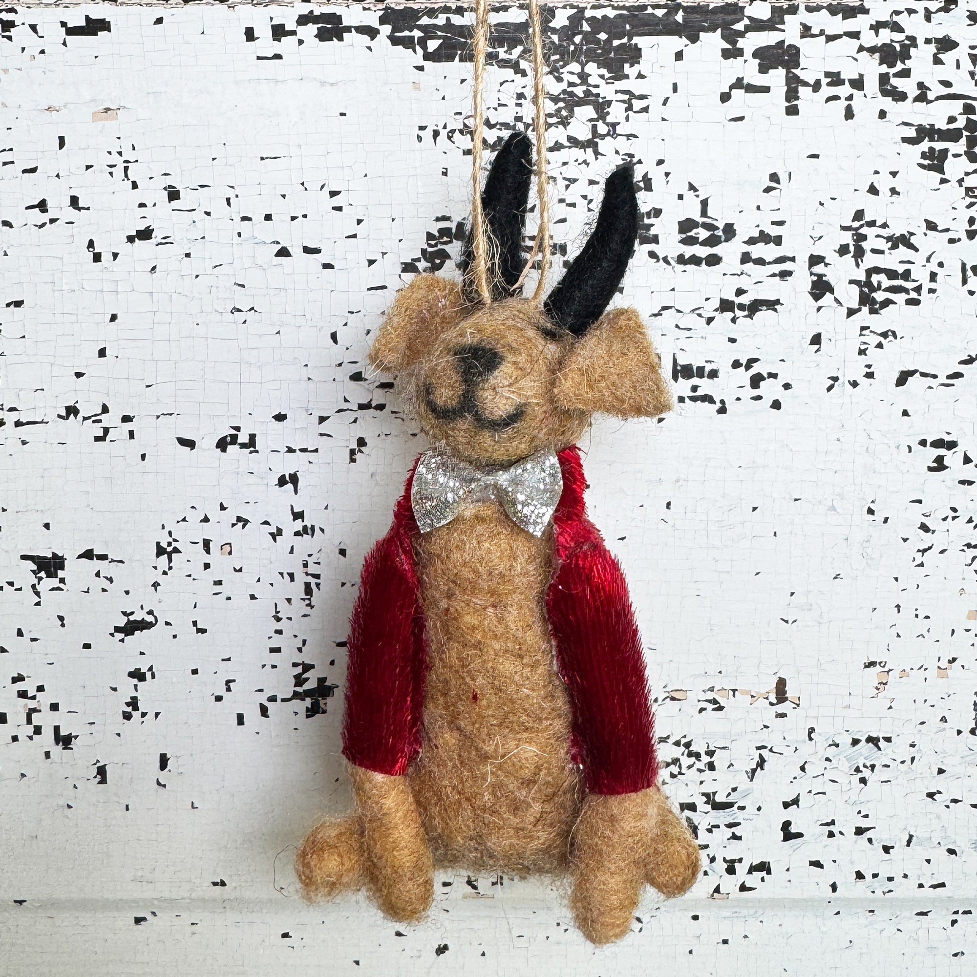 Spooky Pup Costume Halloween Ornament