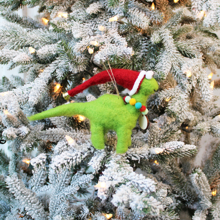 Dinosaur Baby's First Christmas Ornament