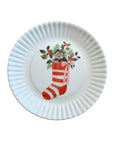 Santa Paws Plates Gift Set