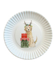 Santa Paws Plates Gift Set