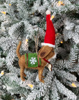 Christmas Dog Personalized Ornament