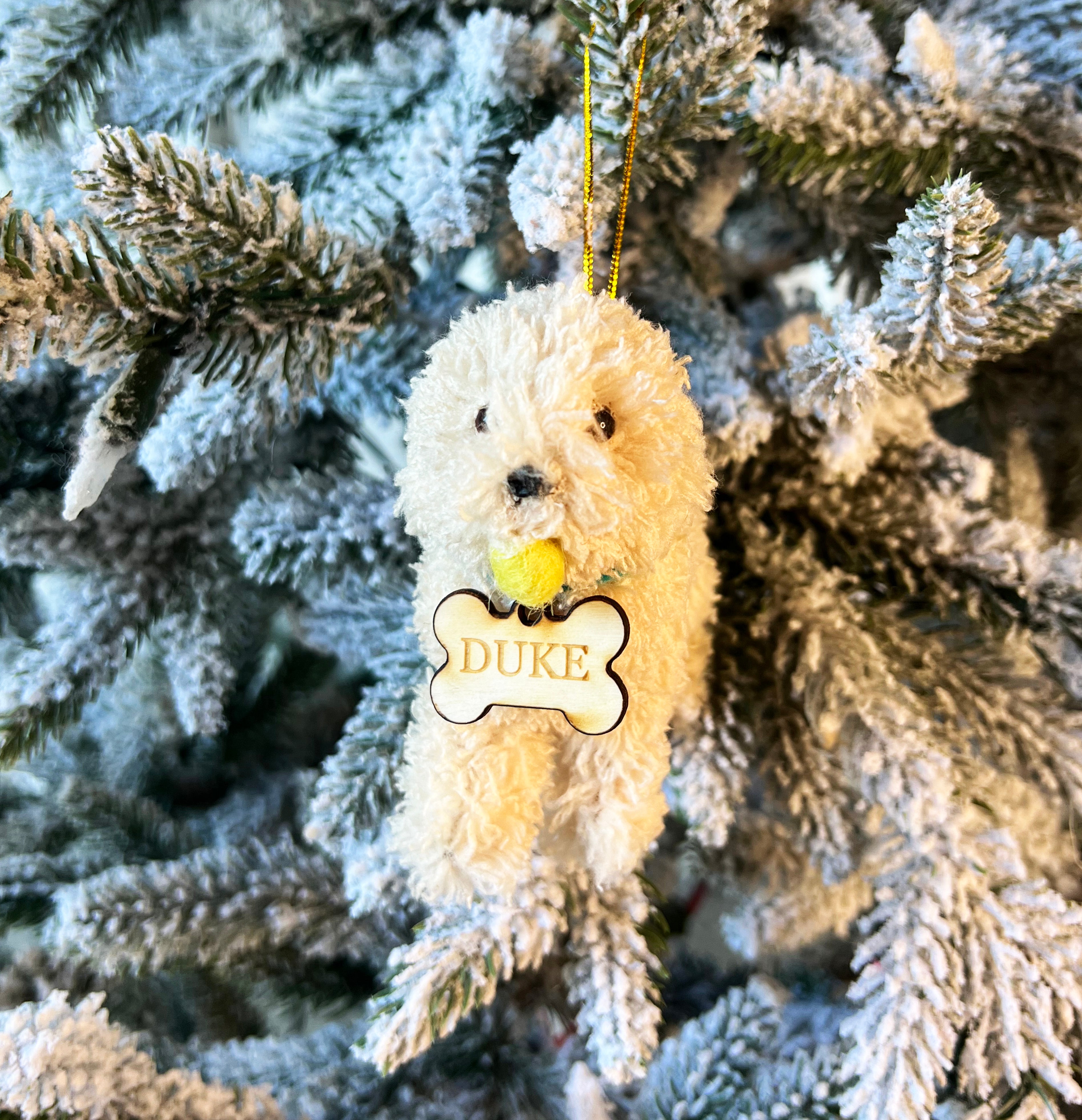 Fetch Personalized Doodle Ornament