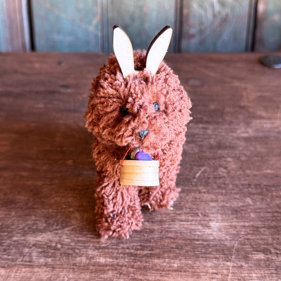 Easter Bunny Doodle Dog Ornament