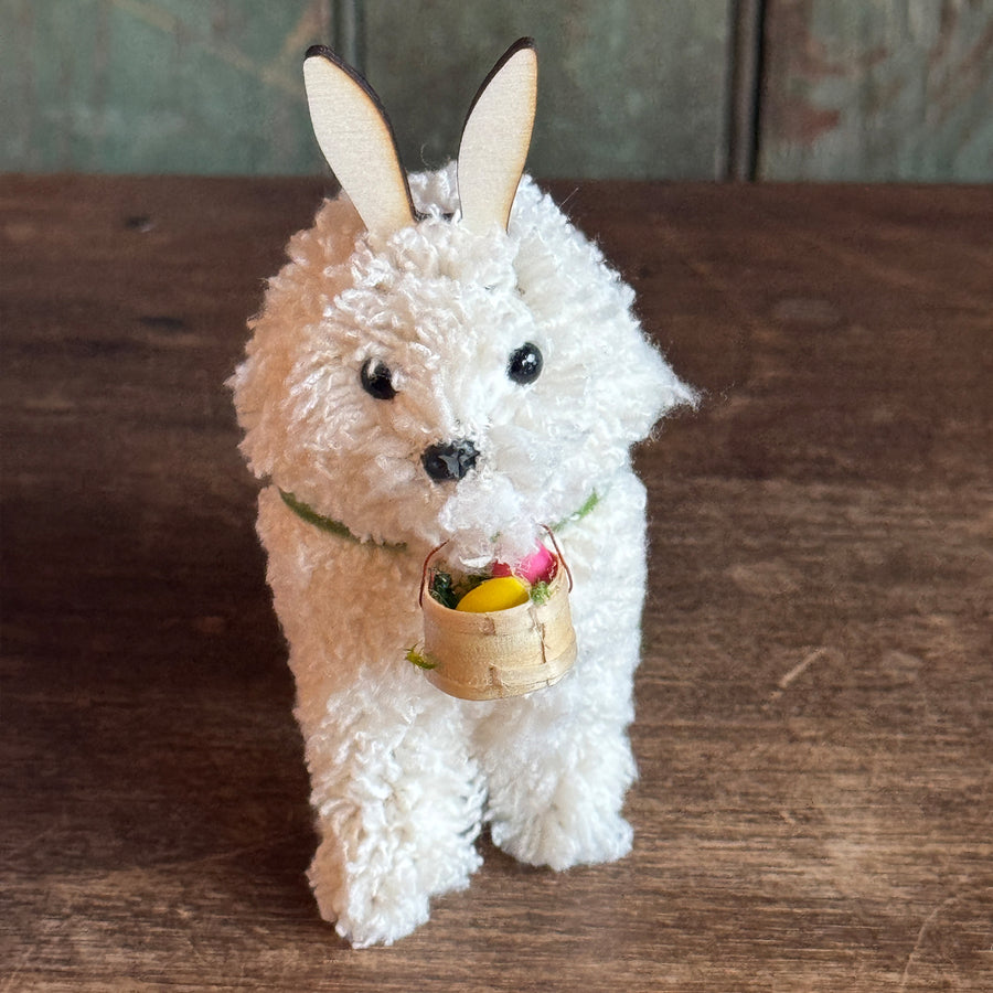 Easter Bunny Doodle Dog Ornament