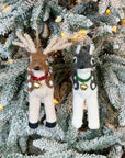 Faux Fur Deer Ornament