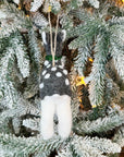 Faux Fur Deer Ornament