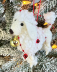 Festive Dog Christmas Ornament