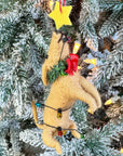Festive Dog Christmas Ornament