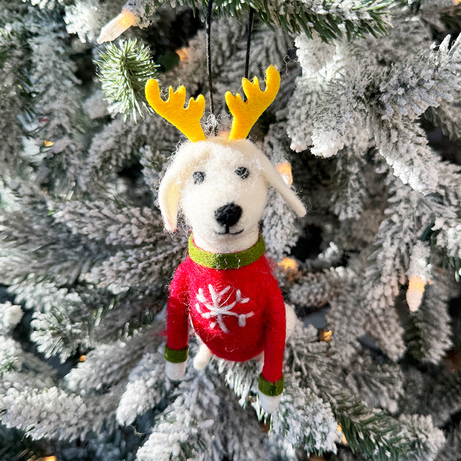 Festive Dogs Ornament