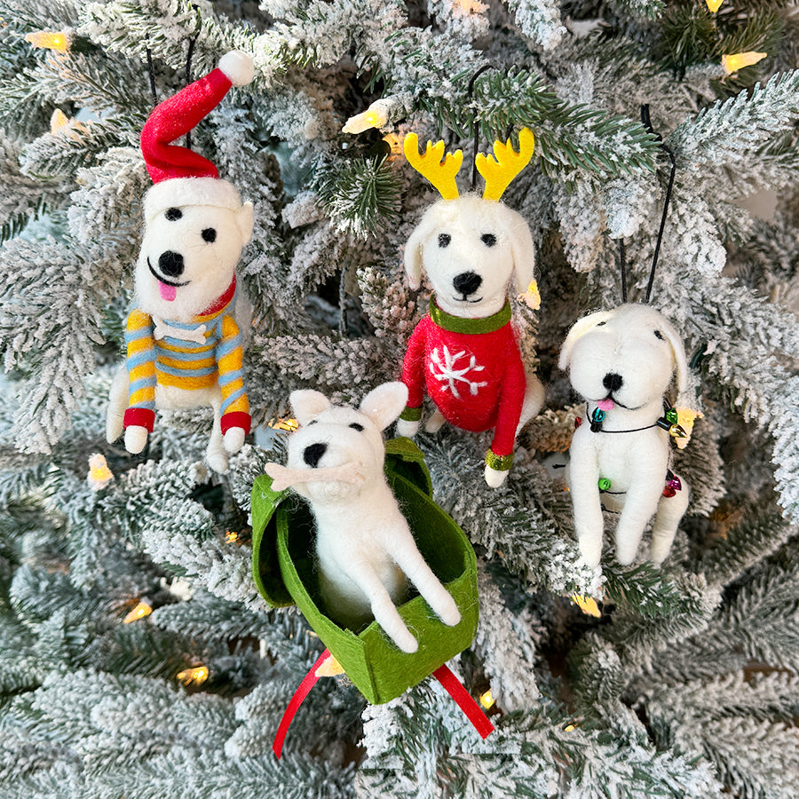 Festive Dogs Ornament