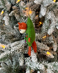 Fox W/Christmas Tree and Lights Ornament