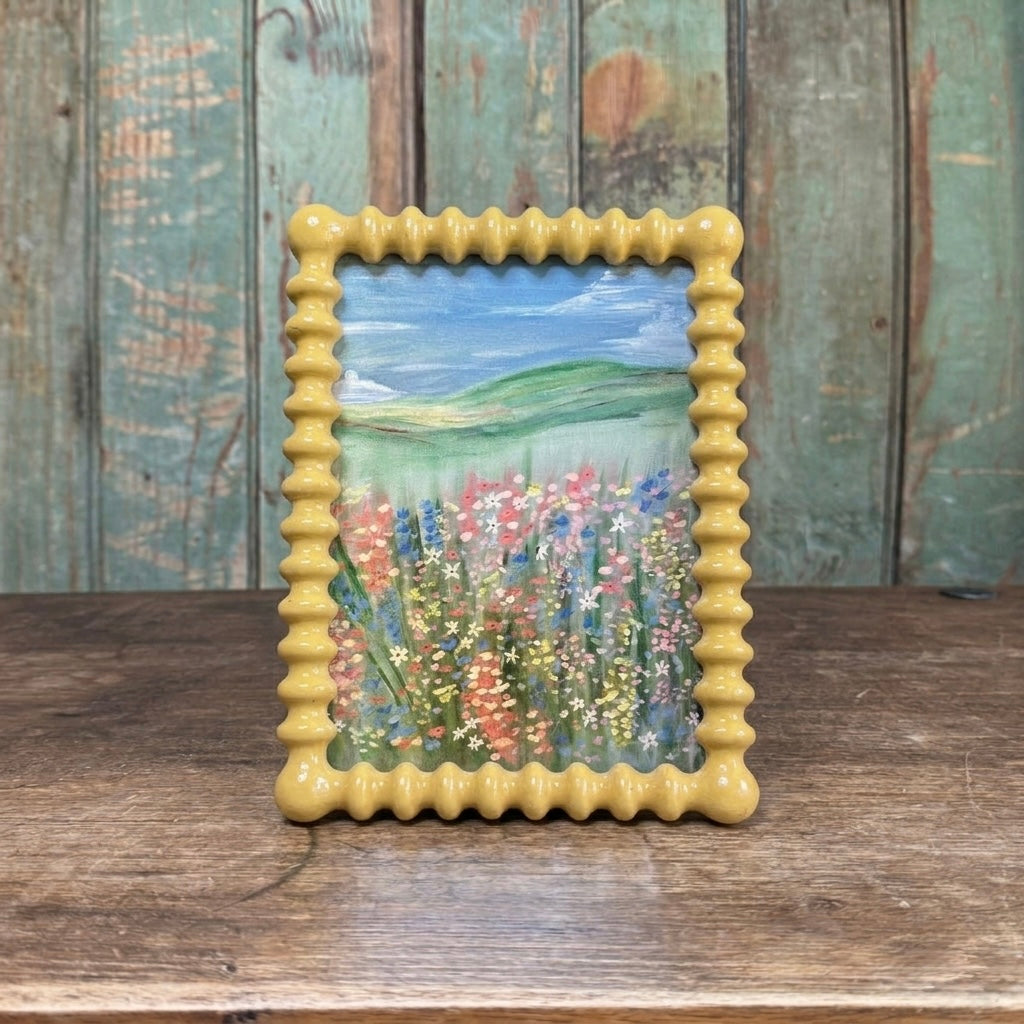 Picture Frame Green & Yellow
