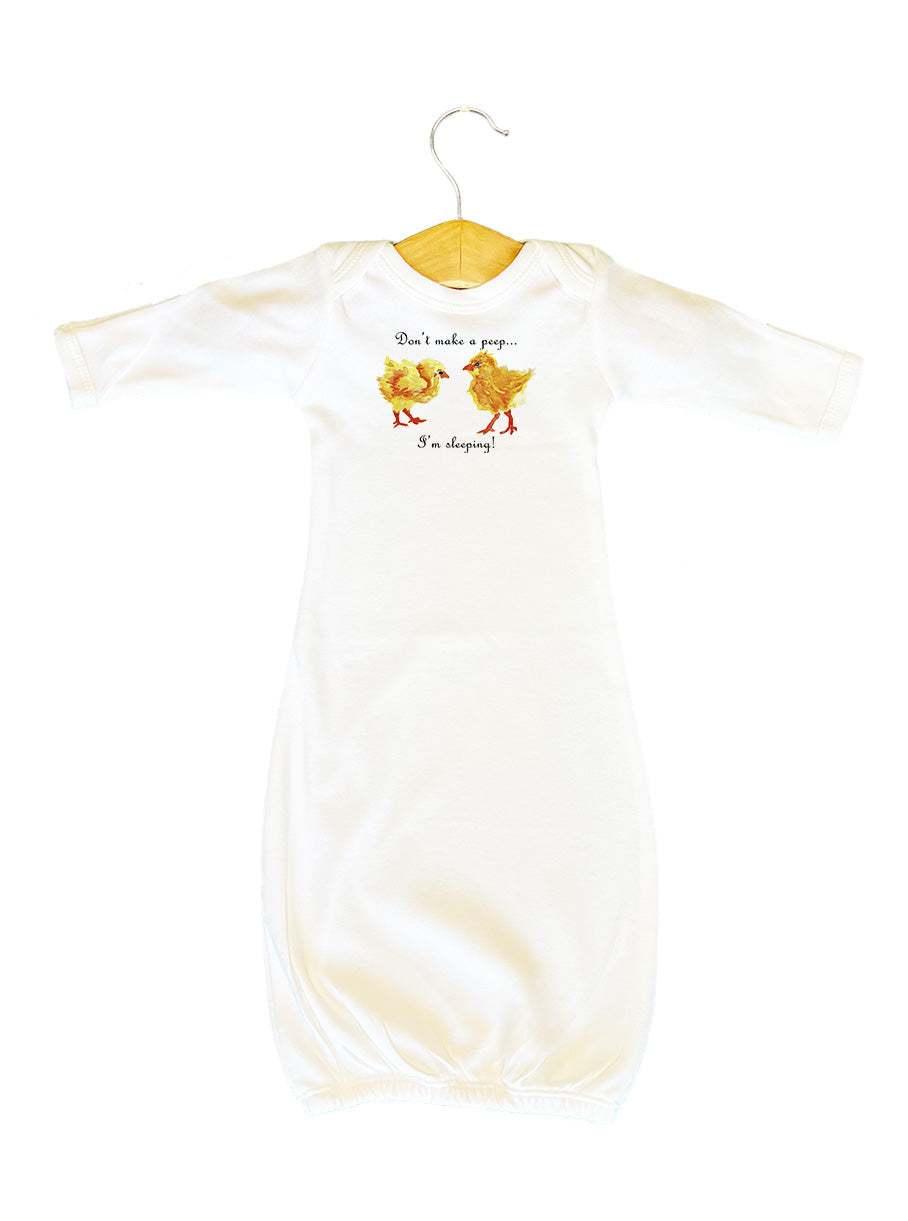 Don't Make a Peep Sleep Gown